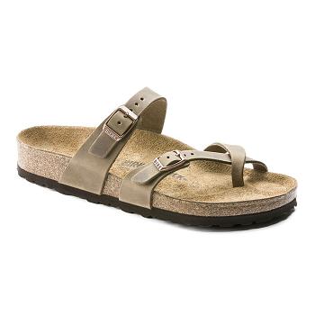 Birkenstock Oiled Læder Mayari Dame Brune | DK 405BEX